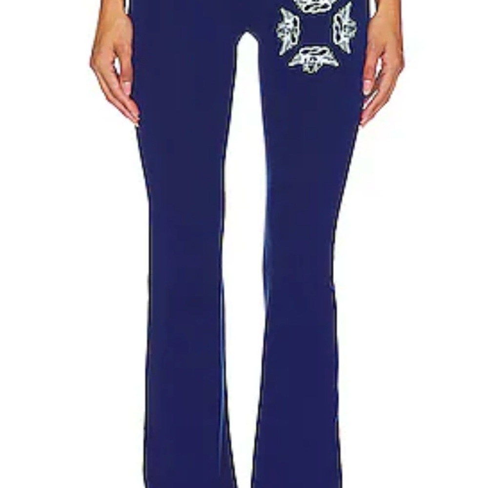 Boys Lie Navy Joggers with White Details